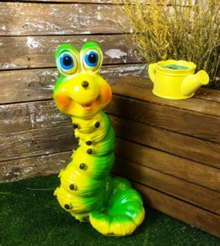 Фигура из гипса "Гусеница" 50см