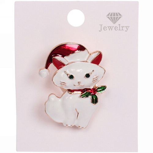 Значок "New Happy Bunny - Кошечка Искра", 4*3.2см