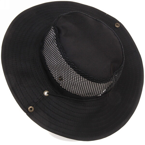 Шляпа мужская с клепками и сеткой Cowboy, микс 6 цветов, 58р, ширина полей 7,5см_21