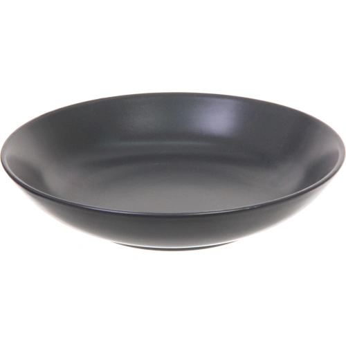 Тарелка керамическая 23*5см "Матовая глазурь" глубокая серая