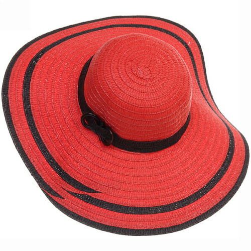 Шляпа женская с широкими полями TiraMiSu- Мирель, микс 6 цветов, р58, ширина полей 15 см_7