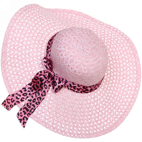 Шляпа женская с широкими полями TiraMiSu- Стелла, микс 8 цветов, р58, ширина полей 14 см_30