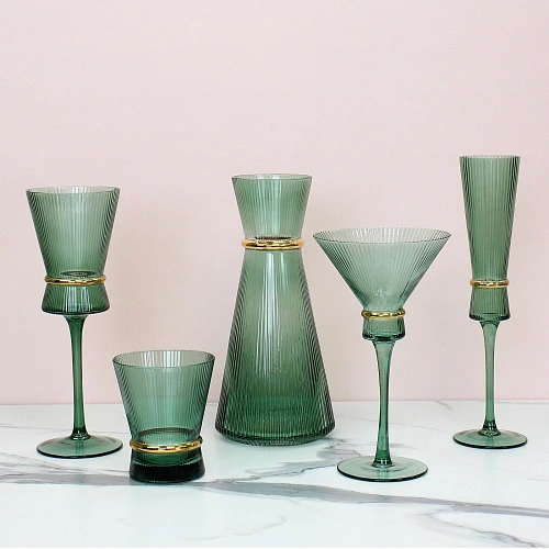 Бокал для мартини 220 мл VIVALDI в наборе 6шт, зеленый_8