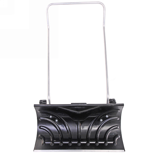 Движок для снега пластиковый 660330 мм, на колесах с металлической П-образной ручкой_6