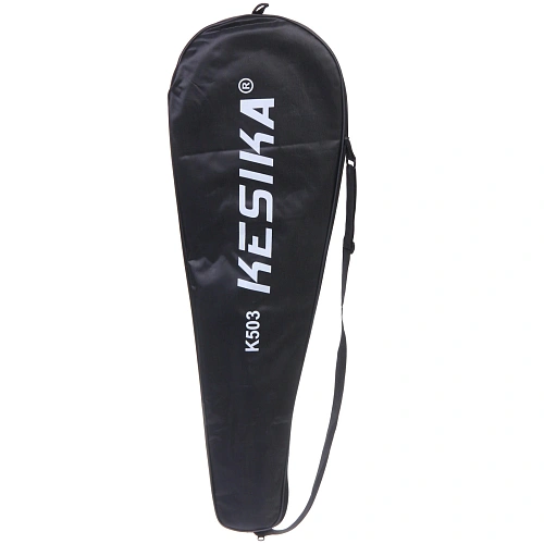 Бадминтон в наборе K-503, 3 предмета 2 металлические ракетки 65 см, чехол (цвет белый)_3