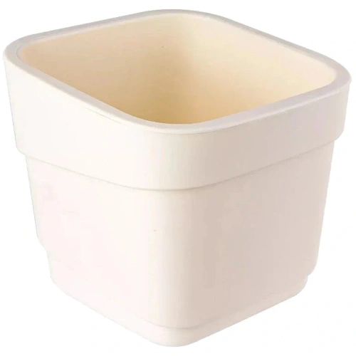 Горшок для цветов фактурный Hills 7л (d221, h207мм)(молочный)