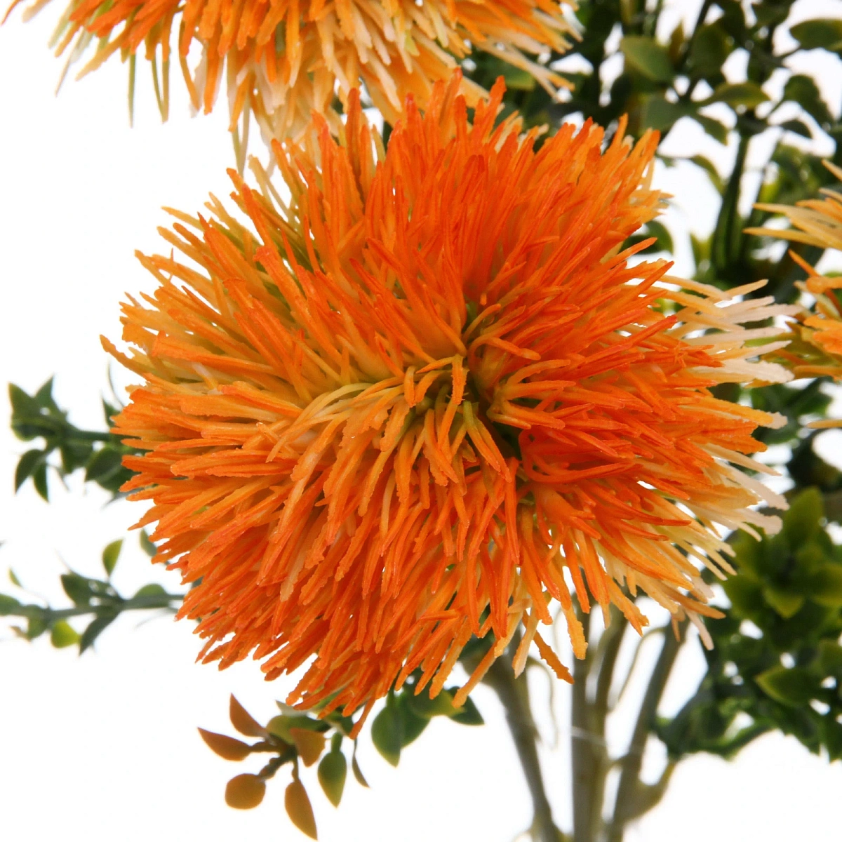 Искусственные цветы "Волшебство лета" 32см Одуванчики 5 цветков оранжевые