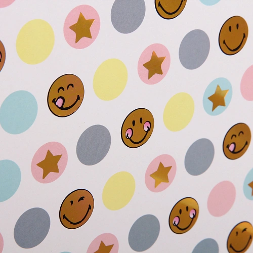 Пакет подарочный Смешные смайлы 18238 см, микс_7