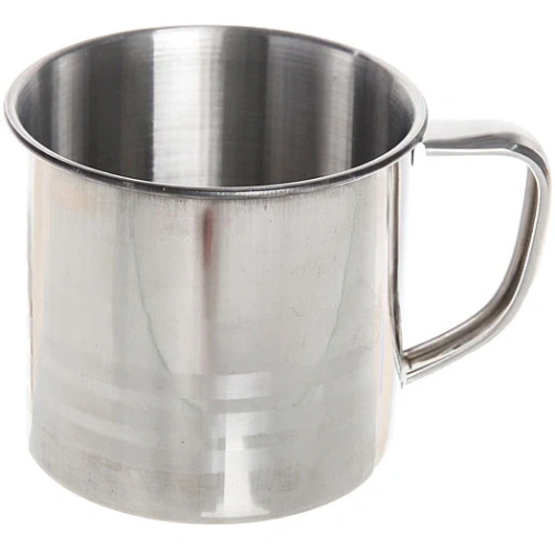 Кружка походная металлическая, диаметр  8см, 300мл