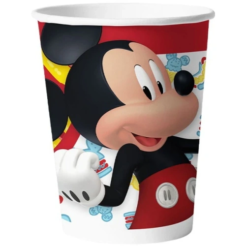 Набор бумажных стаканов 6шт 250мл "Mickey Mouse" 3D