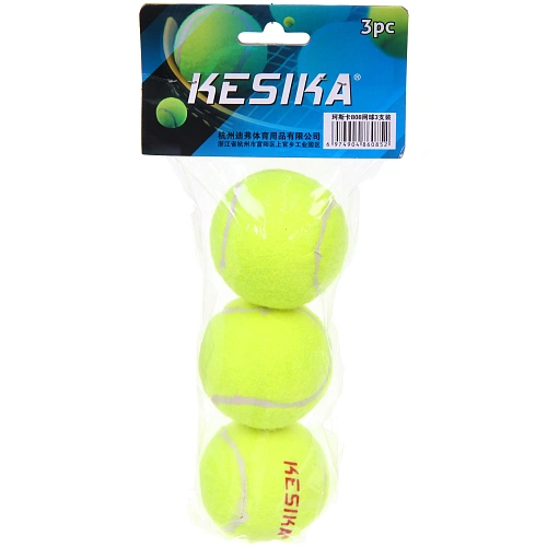 Мяч для большого тенниса K-808, 3 шт_3