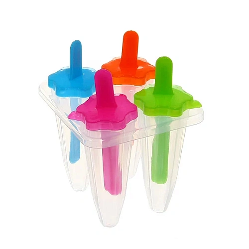 Форма для приготовления мороженого "Цветы" 4шт 