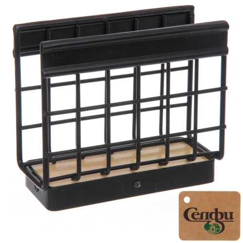 Салфетница "Brownie" 14*5,5*12см клетка