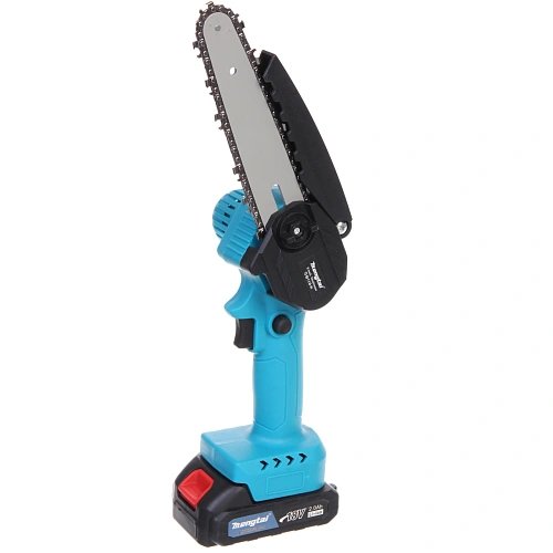 Набор пила цепная+секатор аккум+удлинитель 2м Mengtai (18В, 2,0Ач Li-ion аккум 2шт, ЗУ 2 цепочки) MGT-4K_5