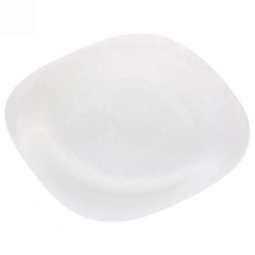Тарелка "White magic" 19,5*19,5см стеклокерамика мягкий квадрат