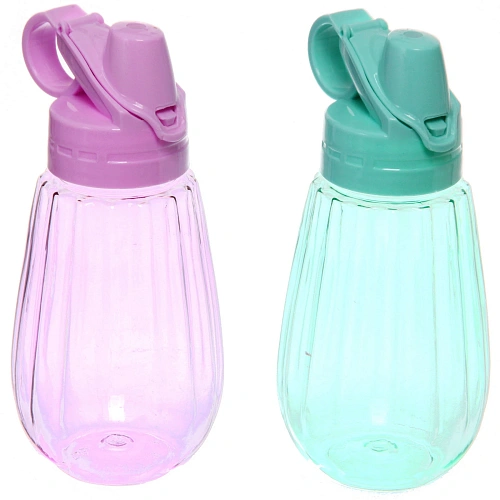 Бутылка питьевая пластиковая 580мл "Прохлада", микс цветов