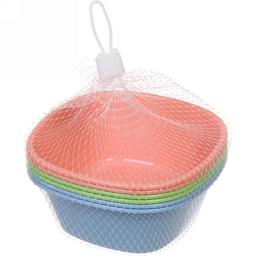 Салатник пластиковый 300мл в наборе 6шт 114см, цвета микс_5