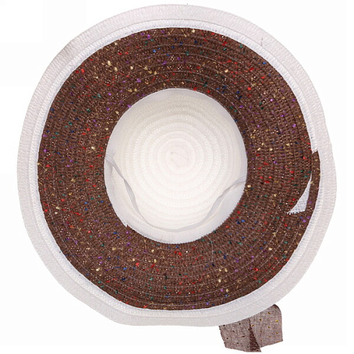 Шляпа женская с широкими полями TiraMiSu- Адель, микс 5 цветов, р58, ширина полей 13 см_17