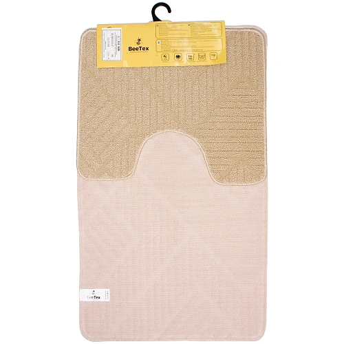 Комплект ковриков для ванной и туалета BEE TEX 55x90 + 45x55 латтеМС 3-003_5