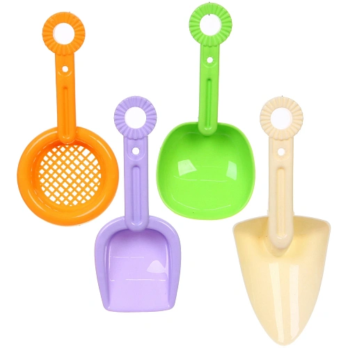 Набор для игры в песочнице Нежность, 17125 см, 10 предметов, микс_3