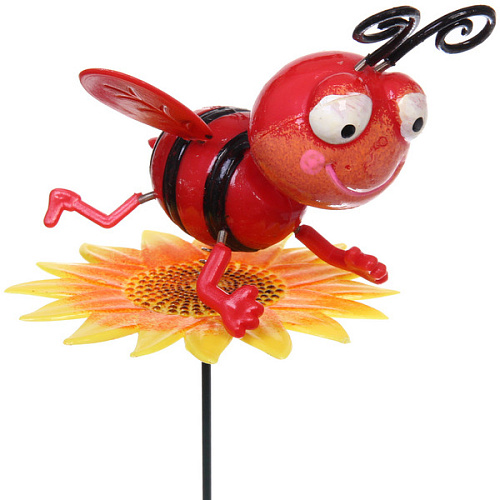 Фигура на спице Пчелка на подсолнухе 60 см (фигура 1110 см), микс_7