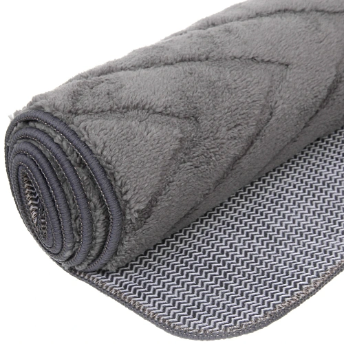 Коврик для ванной 80120 Медео серый_4
