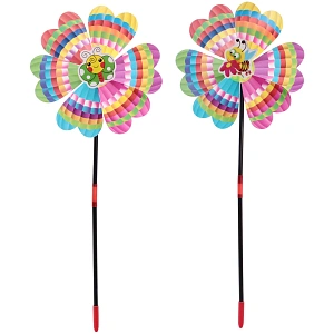 Ветрячок "Сказочный цветок" d-22 см, 49 см в ассортименте