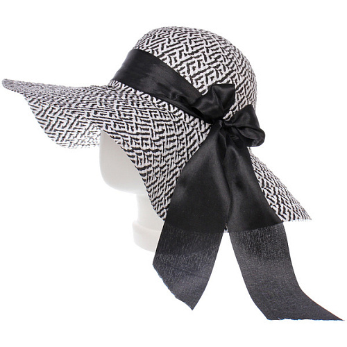 Шляпа женская с широкими полями TiraMiSu- Шантика, цвет микс , р58, ширина полей 11см_18