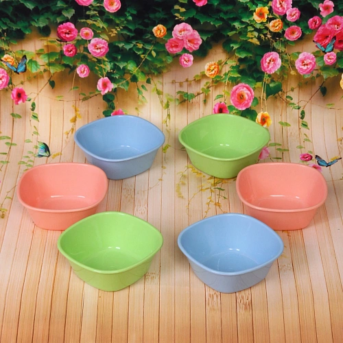 Салатник пластиковый 300мл в наборе 6шт 114см, цвета микс_3