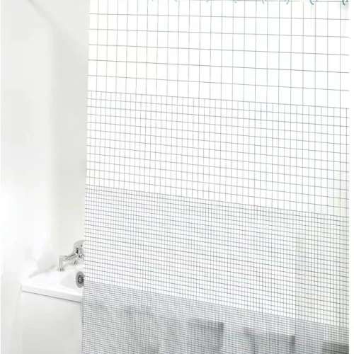 Штора для ванной EVA 180*180 "Селфи" Ферони серо-белая 1393-2