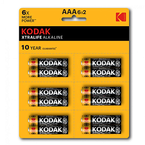 Батарейка LR 3 Kodak Xtralife 2/6xB отрывной (144/576)