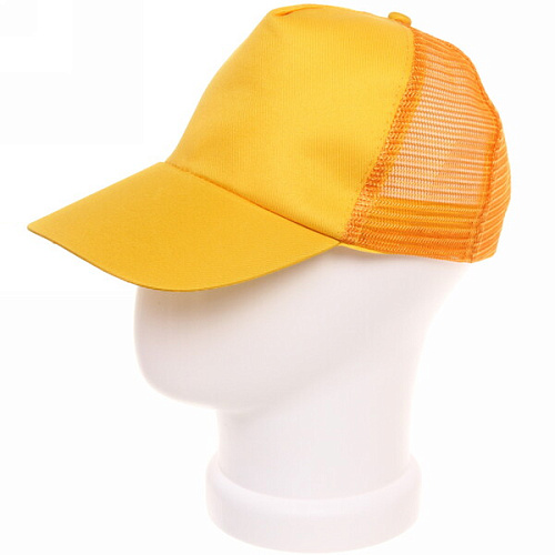 Бейсболка с сеткой Summer collection, цвет желтый, р58_7