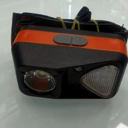 Фонарь налобный 6 режимов, 3LED, аккумуляторная батарея 500mAh USB W18