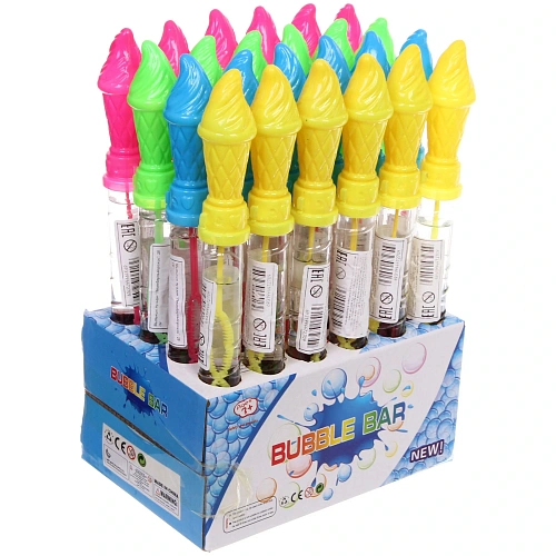 Мыльные пузыри Пломбирный рожок, 25 см, 80 мл, цвет микс_3