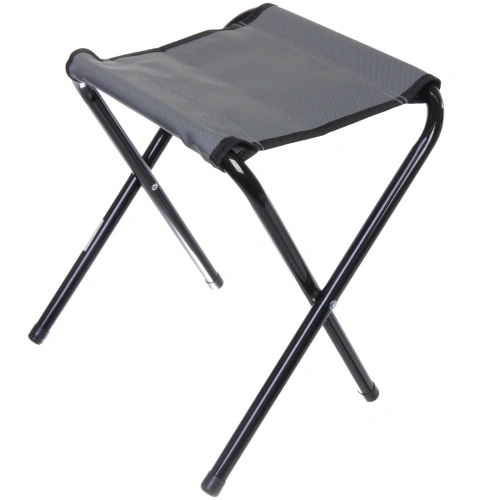 Табурет складной "Кемпер", 27*32*35 см,до 100 кг, серый