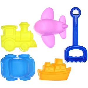 Набор для игры в песочнице "Транспорт", 15*15 см, 7 предметов