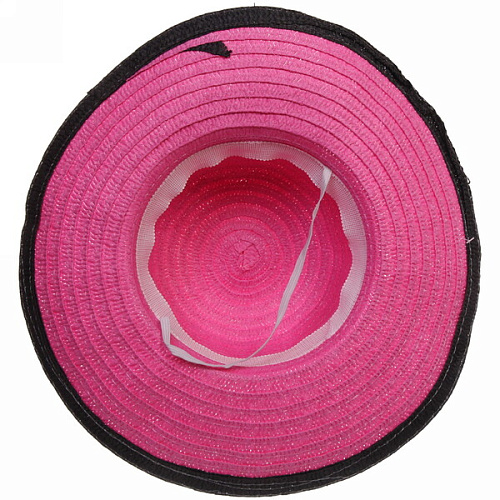 Шляпа женская с широкими полями TiraMiSu- Бэлла, микс 6 цветов, р58, ширина полей 11 см_11