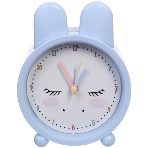 Будильник "Зайка" 12*10*4см, микс цветов