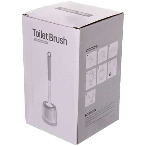 Ерш с креплением на стену Стиль 43см, силиконовая щетка 8622_9