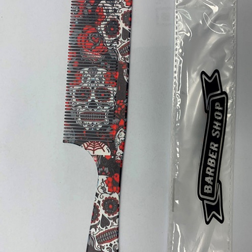 Расческа антистатик для укладки с ручкой "Barber", 21,5*4,5см (пакет Barber)