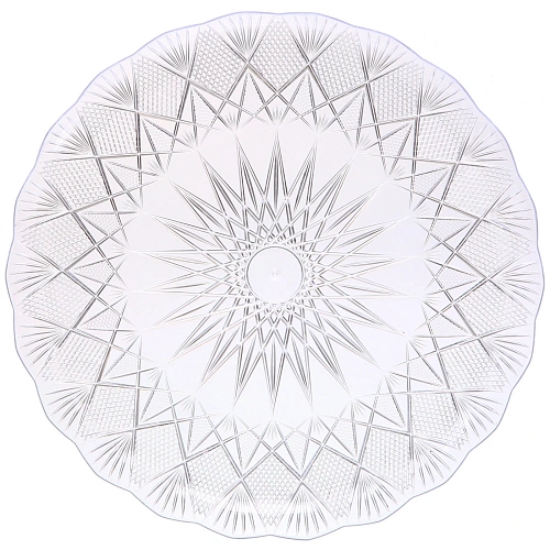 Поднос пластиковый "Ледяная фантазия" 27*2см