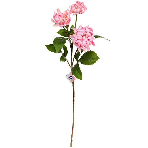 Цветок искусственный Natur 67см Пион розовый_5