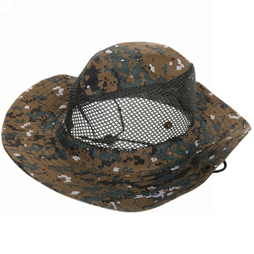 Шляпа мужская с клепками и сеткой Tourist, микс 5 цвтов, 58р, ширина полей 7,5см_24