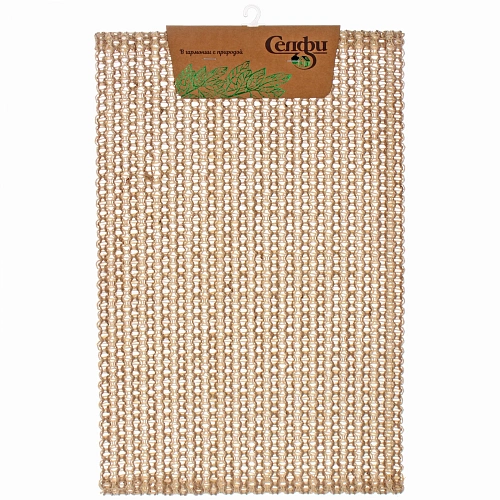 Салфетка на стол 30*45см "Модена" плетеная, бежевая 
