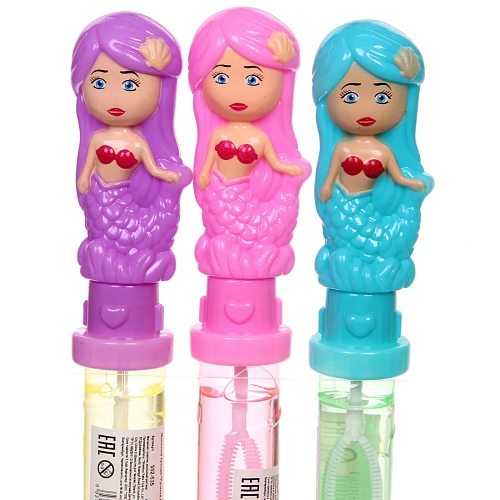 Мыльные пузыри Русалка Адриэна, 37 см, 150 мл, цвет микс_5