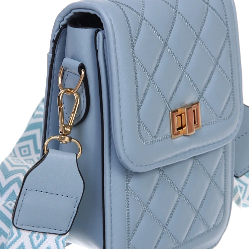 Сумка женская через плечо Шанти, цвет небесный, 196,5133,5см (лейбл Ultramarine)_11