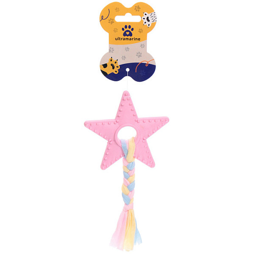 Игрушка для собаки "Baby-Star" 18*7см цвет розовый Ultramarine