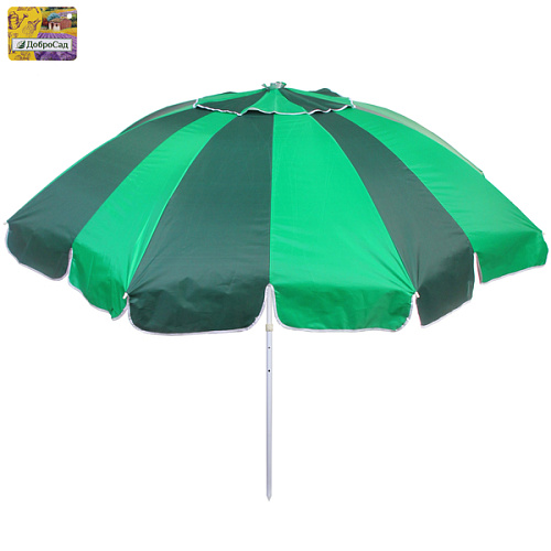 Зонт пляжный D=240см, h-220см "Эдем" с защитой от нагрева, ДоброСад