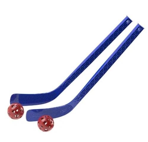 Набор для игры в хоккей "Непоседа" №2 (2 клюшки детские 510 мм, 2 шара для игр D-58мм)