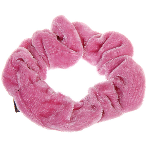Резинка для волос 1шт Бархат, цвет светло-розовый d-8см (хедер Кокетка)_5